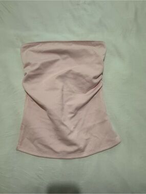 Madden Girl Strapless Tube Top in Pale Pink